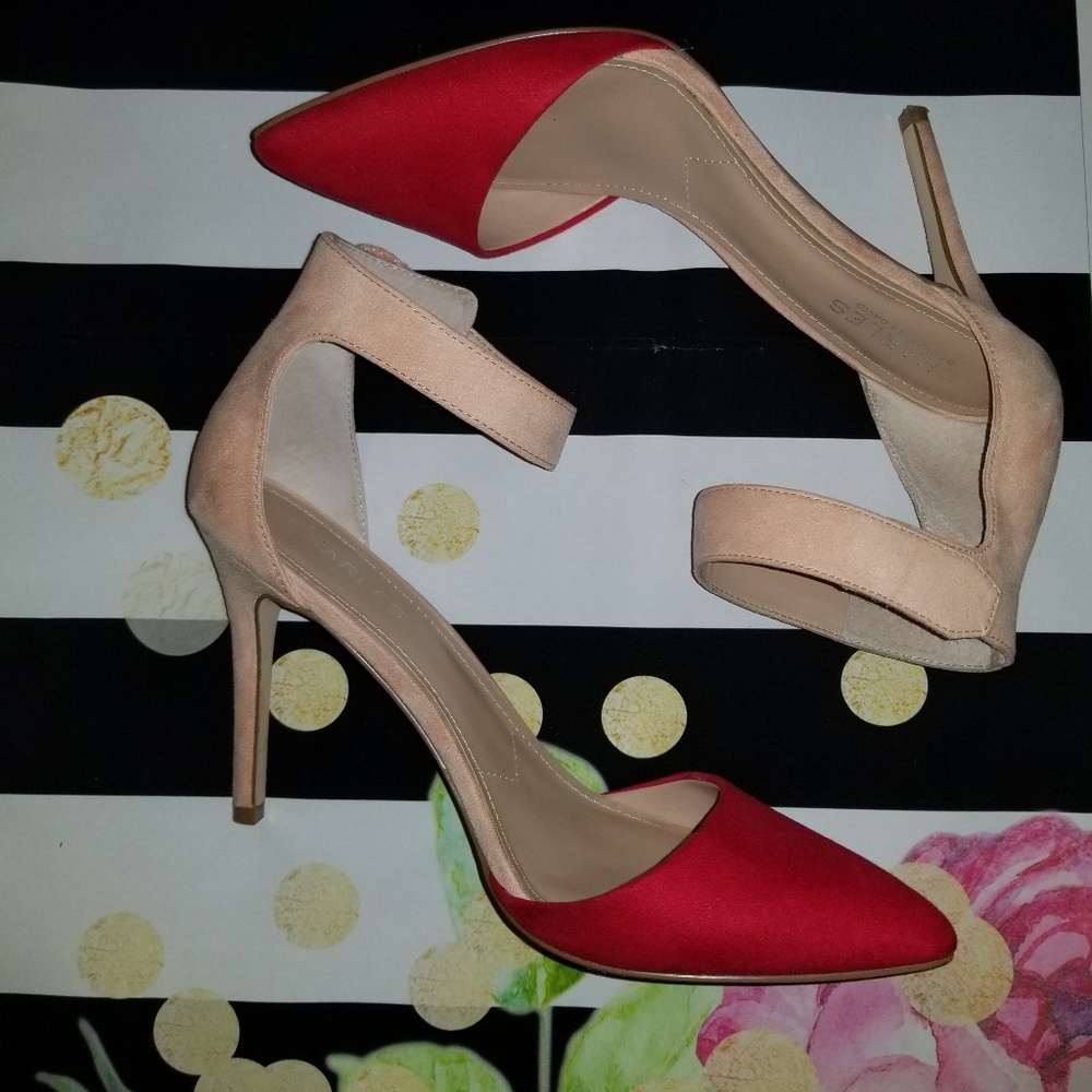 Charles David colorblocked Microsuede® pump